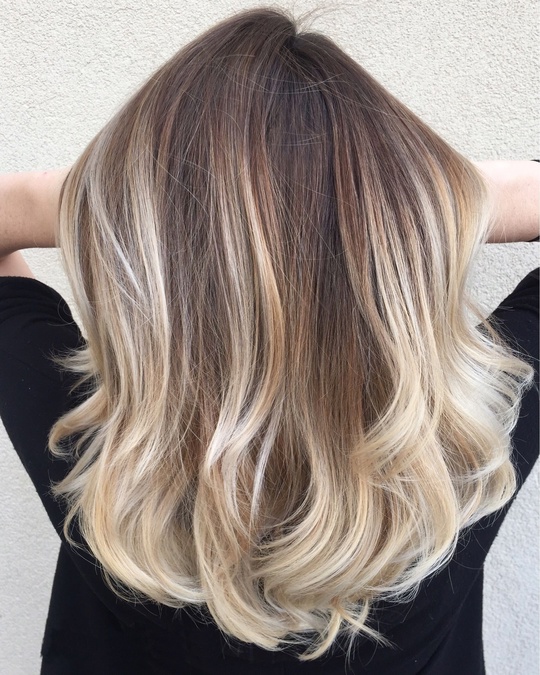 Окрашивание «Балаяж»